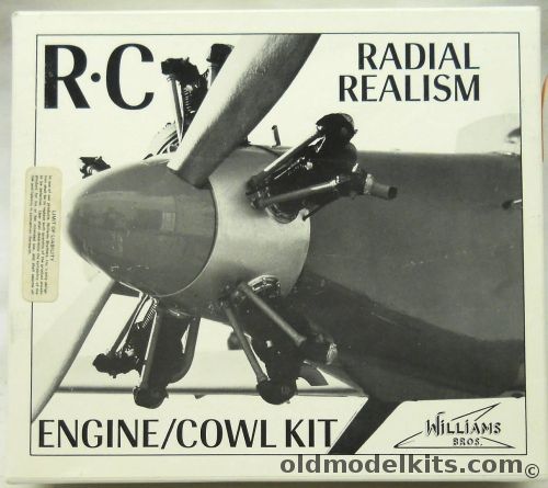 Williams Brothers \ RC Radial Realism - 5 Cylinder Radial Engine Cylinders, 325 plastic model kit