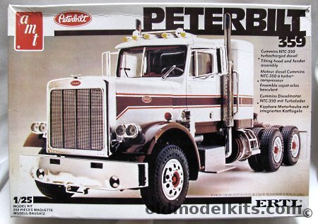 Amt 1 25 Peterbilt 359 Semi Truck 6657 Old Model Kits