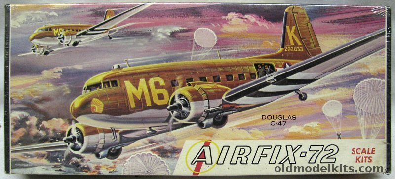 Airfix 1/72 Douglas C-47 with Paratroopers Craftmaster Issue, 2-98 plastic model kit