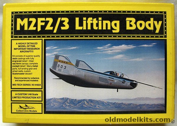 Collect-Aire 1/48 Northrop M2F2/3 (M2-F2/3) Lifting Body - NASA, 4824 plastic model kit