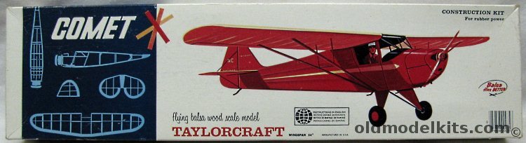 Comet Taylorcraft - 54 inch Wingspan Flying Model for RC, 3505