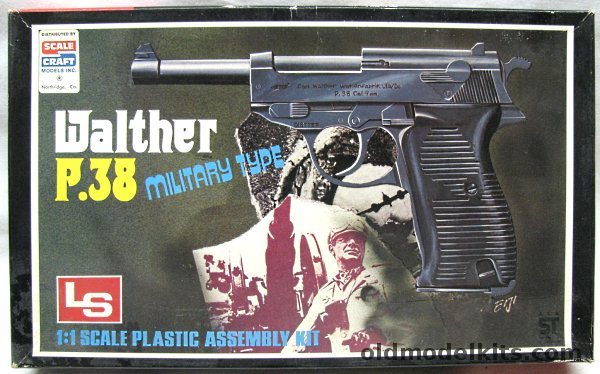 LS 1/1 Walther P.38 Military Type Pistol/Gun Model - Full Size Replica, P803