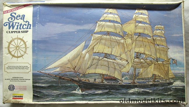 lindberg 1/96 sea witch clipper sailing ship ex-marx, 813