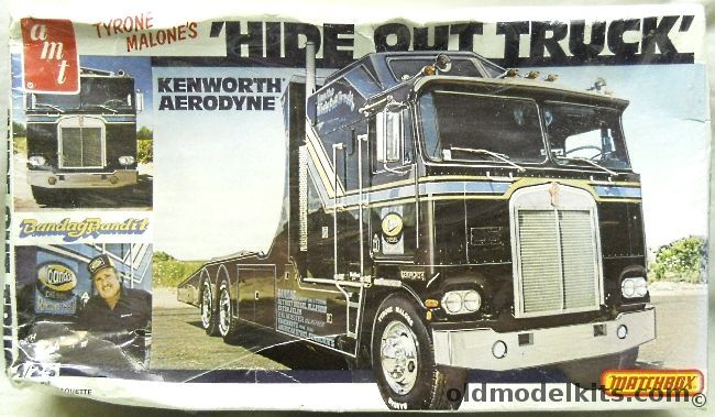 AMT 1/25 Tyrone Malones Hide Out Truck Kenworth Aerodyne - (Hideout Truck), 5008 plastic model kit