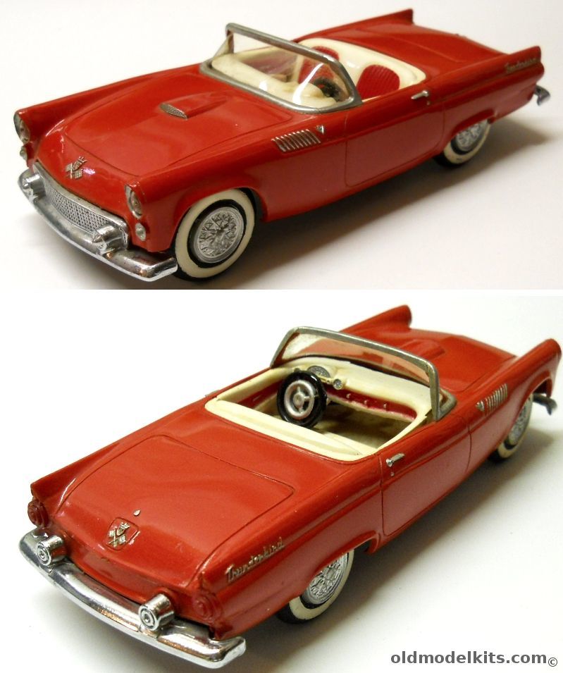 AMT 1/25 1955 Ford Thunderbird Friction Drive Promo plastic model kit