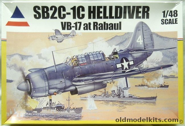 Accurate Miniatures 1/48 Curtiss SB2C-1C Helldiver - VB-17 at Rabaul or VMSB-244 - (SB2C1C), 480405 plastic model kit