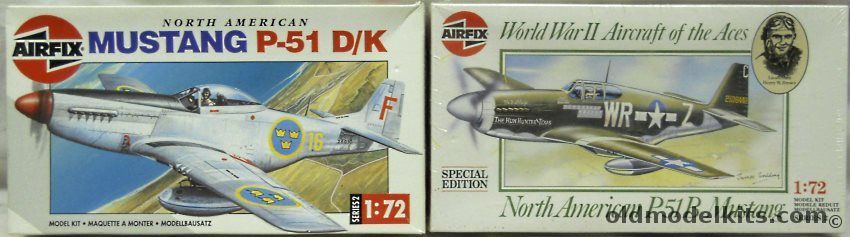 Airfix 1/72 P-51D/K Mustang / P-51B Mustang plastic model kit