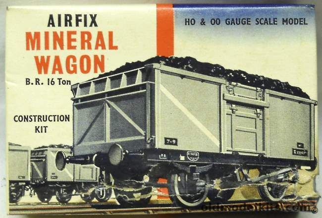 Airfix 1/87 Mineral Wagon Car B.R. 16 Ton - HO or OO, R3 plastic model kit