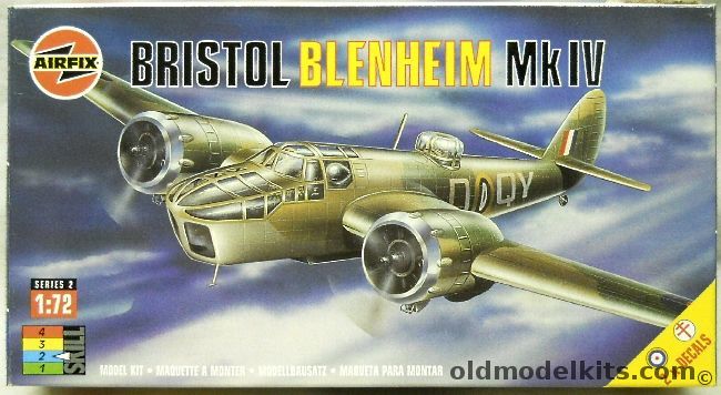 Airfix 1/72 Bristol Blenheim IV - French or RAF, 02027 plastic model kit