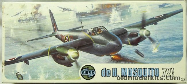 Airfix 1/72 Mosquito Mk.II / VI / XVII - RAF 23rd Sq (MkII) - RAF 248/254 Sq (Mk.XVIII) - RAAF Australia 1 Sq (Mk. VI), 03019-3 plastic model kit