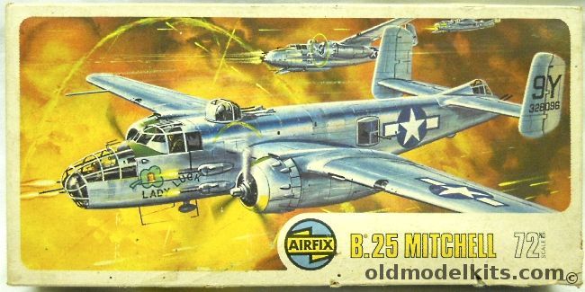 Airfix 1/72 North American B-25J / B-25H / B-25J Gun Nose Mitchell, 04005-7 plastic model kit