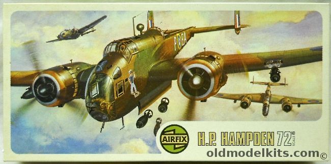 Airfix 1/72 Handley Page Hampden B. Mk. I, 04011-2 plastic model kit