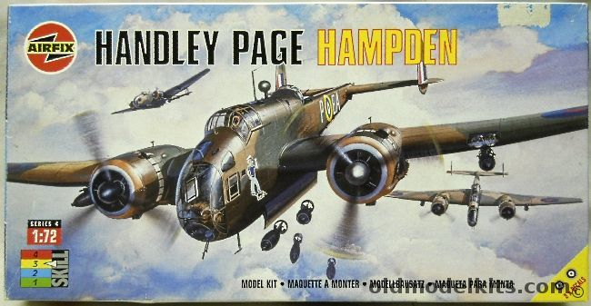 Airfix 1/72 Handley Page Hampden B. Mk. I - 49 Squadron RAF, 04011 plastic model kit