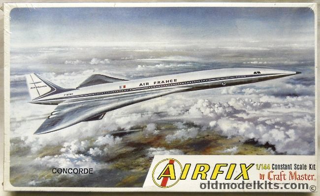 Airfix 1/144 Concorde Supersonic Airliner - Air France - Craftmaster Issue, 1508-150 plastic model kit