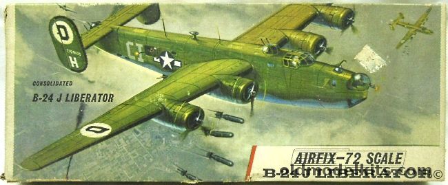 Airfix 1/72 Consolidated B-24J Liberator - USAAF 392 BG, 586 plastic model kit