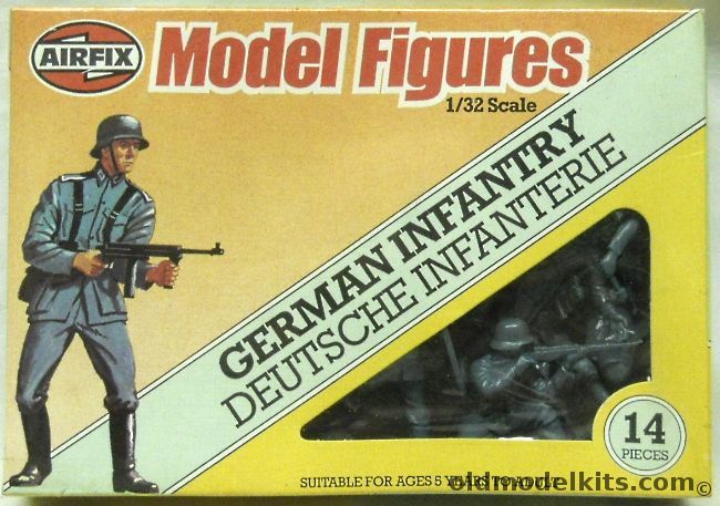 Airfix 1/32 German Infantry WWII, 951551 plastic model kit