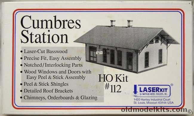 American Model Builders 1/87 Cumbres Station - HO Craftsman Model, 112 plastic model kit