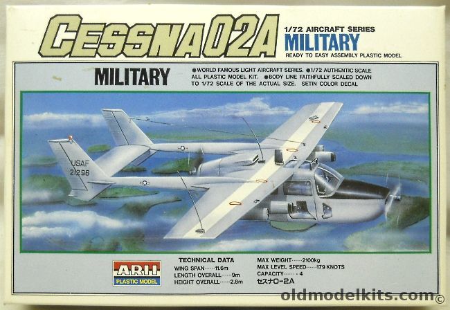 Arii 1/72 Cessna O-2A Skymaster - USAF, A706 plastic model kit