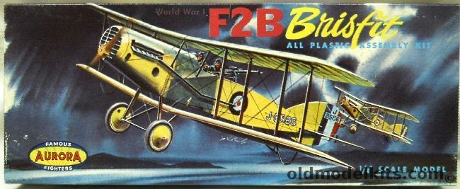 Aurora 1/48 Bristol F2B Brisfit - (F.2B), 113-98 plastic model kit