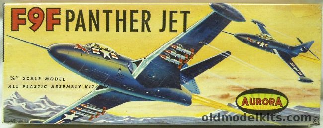 Aurora 1/49 F9F Panther Jet  Sealed, 22-100 plastic model kit