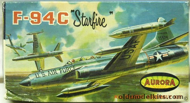 Aurora 1/82 Lockheed F-94C Starfire, 495-50 plastic model kit