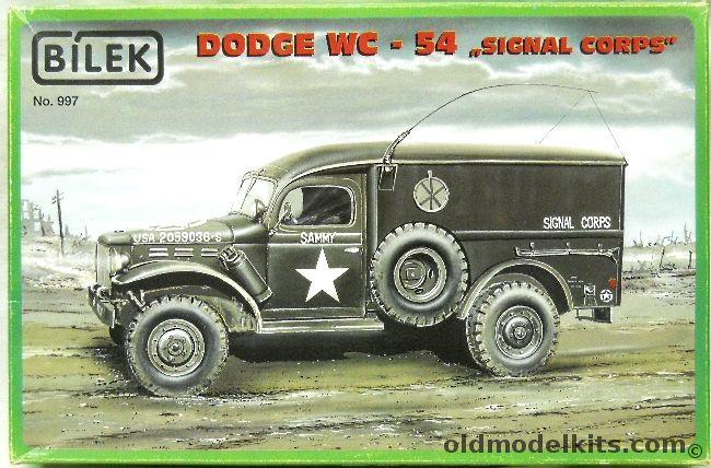 Bilek 1/35 Dodge WC-54 Truck Signal Corps, 997 plastic model kit