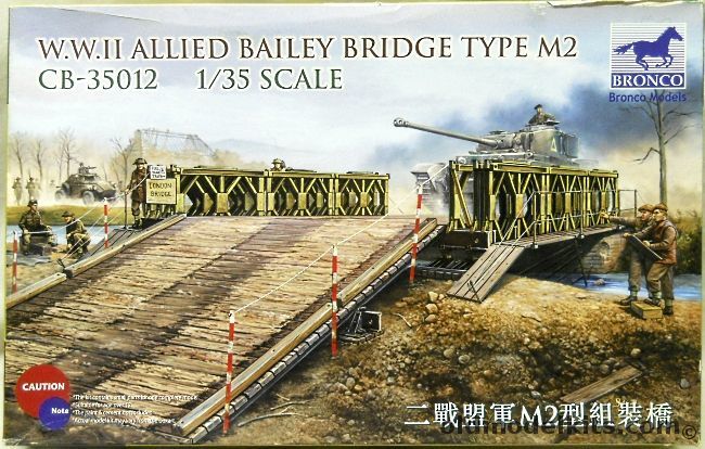 Bronco 1/35 WWII Allied Baily Bridge Type M2, CB-35012 plastic model kit