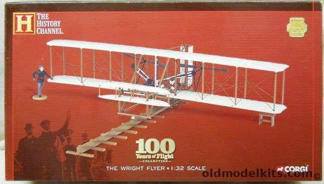 Corgi 1/32 The Wright Flyer The History Channel 100 Years of Flight, 34504 plastic model kit