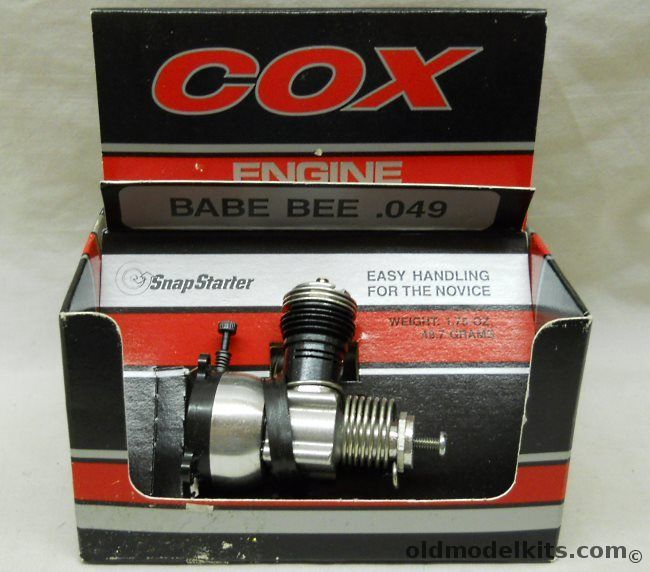 Cox Babe Bee .049 Gasoline Engine NOS, 350 plastic model kit