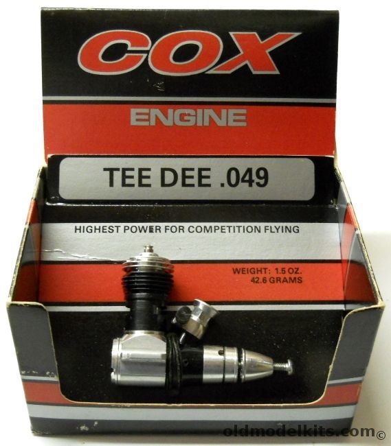 Cox Tee Dee .049 Gas Engine - Never Run And In The Original Box, 170 plastic model kit