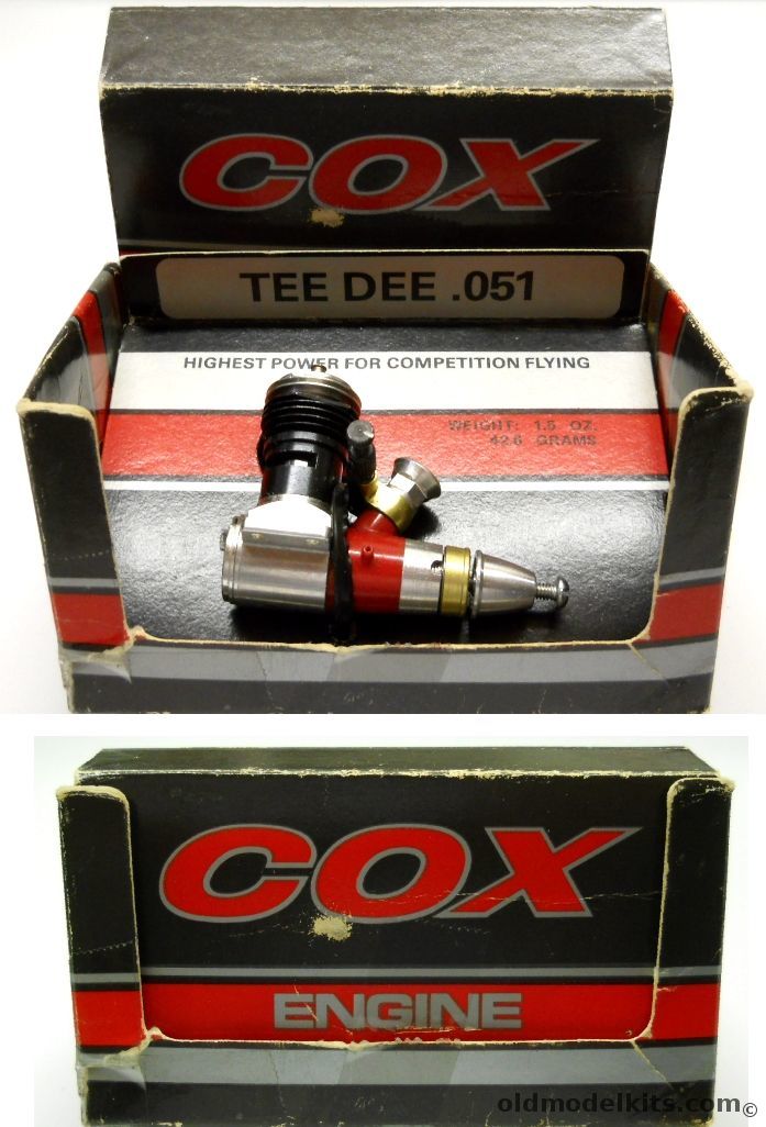 Cox Tee Dee .051 Gas Engine - Never Run And In The Original Box, 200 plastic model kit