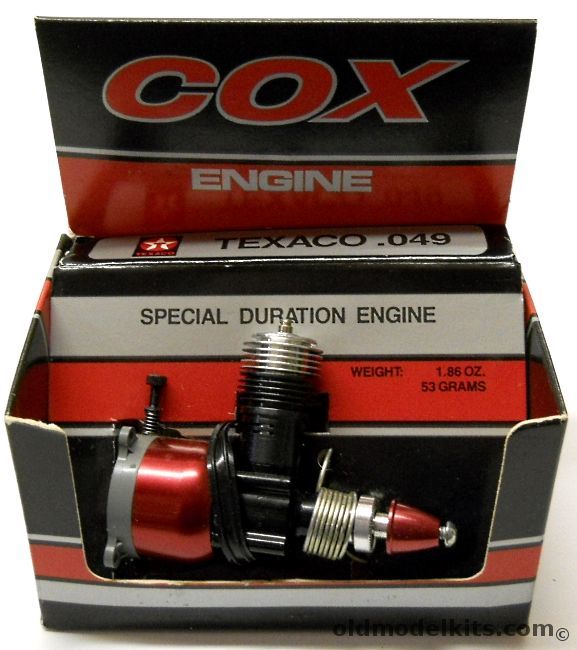 Cox Texaco .049 Special Duration Engine - Never Run And In The Original Box, 4506 plastic model kit