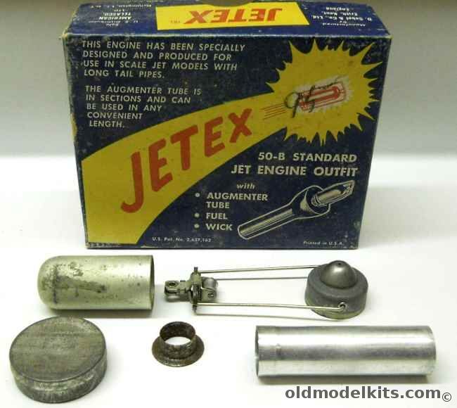 D Sebel Co Limited Jetex 5-B Standard Jet Engine Outfit, E3-195 plastic model kit