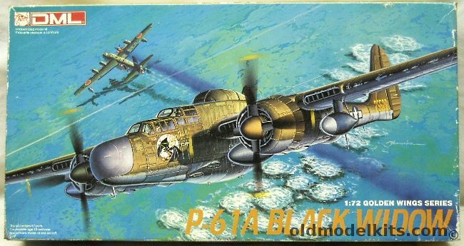 DML 1/72 P-61A Black Widow, 5016 plastic model kit