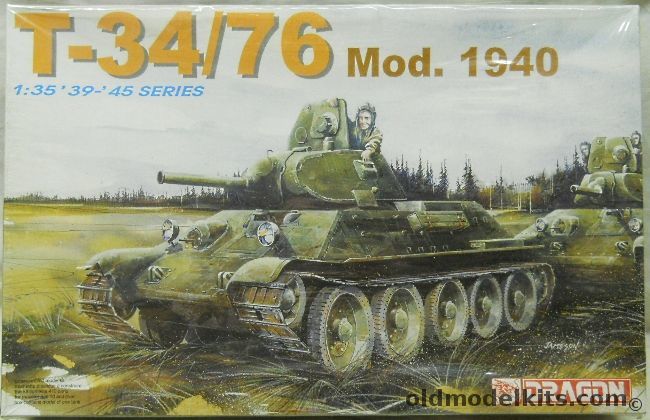 Dragon 1/35 T-34/76 Mod. 1940 - (T34), 6092 plastic model kit