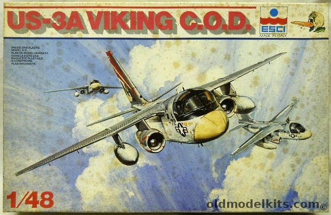 ESCI 1/48 US-3A Viking C.O.D - (S-3A), 4053 plastic model kit