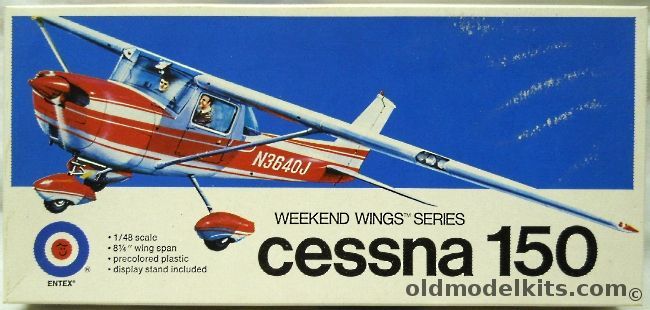 Entex 1/48 Cessna 150 or 150L Aerobat, 8515C plastic model kit