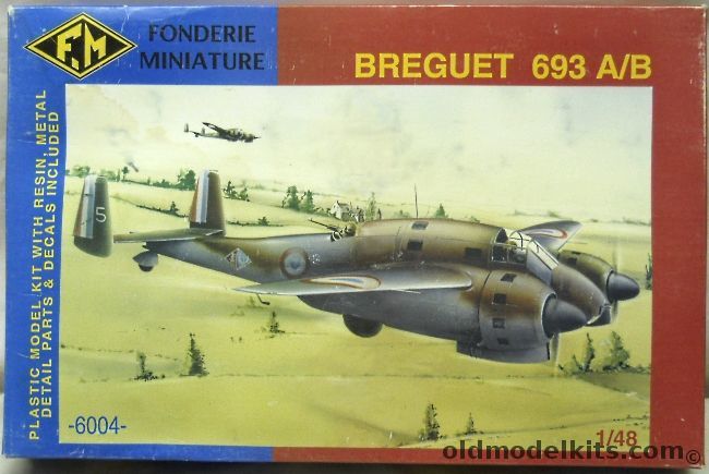 FM 1/48 Breguet 693 A/B, 6004 plastic model kit