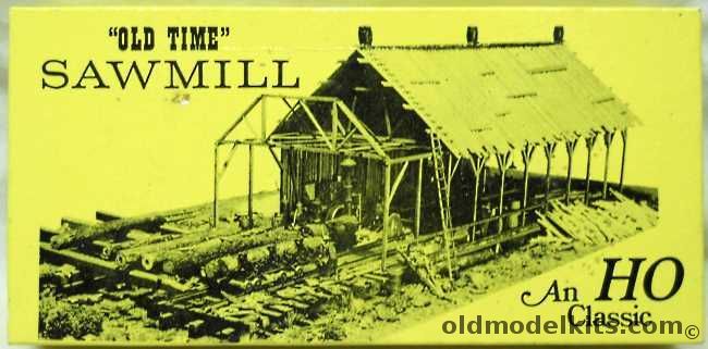 Fine Scale Miniatures 1/87 Old Time Sawmill - (Saw Mill) -  HO Scale Craftsman Model, 170 plastic model kit