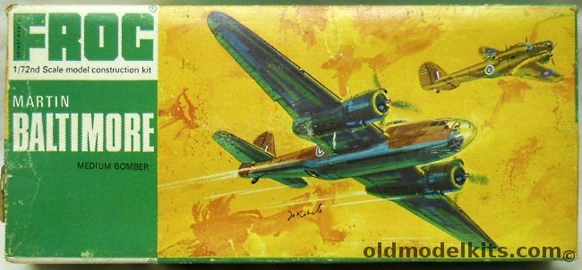 Frog 1/72 Martin Baltimore Bomber - RAF - Green Series, F339 plastic model kit