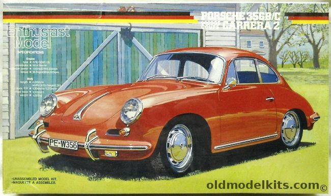 Fujimi 1/24 Porsche 356 B/C 2000GS Carrera 2 Coupe, EM27 plastic model kit