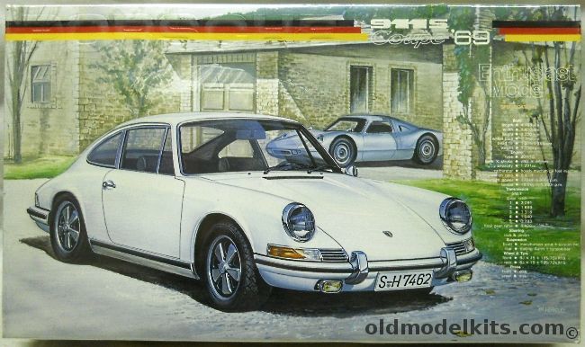 Fujimi 1/24 1969 Porsche 911S Coupe, EM7 plastic model kit