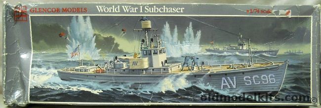 Glencoe 1/74 World War I Subchaser - (Sub Chaser ex-ITC), 07301 plastic model kit