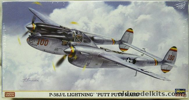 Hasegawa 1/48 Lockheed P-38L / P-38J Lightning - 'Putt Putt Maru' 5th AF 475 FG, 07330 plastic model kit