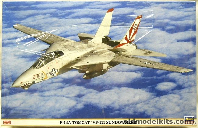 Hasegawa 1/48 F-14A Tomcat VF-111 Sundowners, 09577 plastic model kit