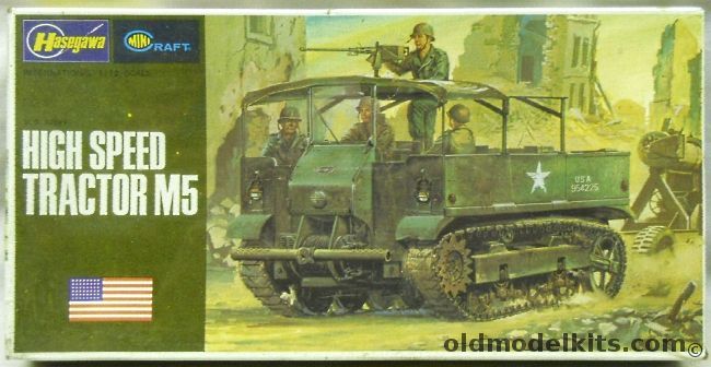 Hasegawa 1/72 M5 High Speed Tractor, 720 plastic model kit