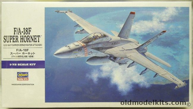 Hasegawa 1/72 F/A-18F Super Hornet, E18 plastic model kit