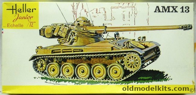 Heller 1/72 AMX 13 and AMX 30 In One Box, 198 plastic model kit