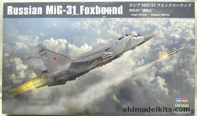 Hobby Boss 1/48 Mig-31 Foxhound, 81753 plastic model kit