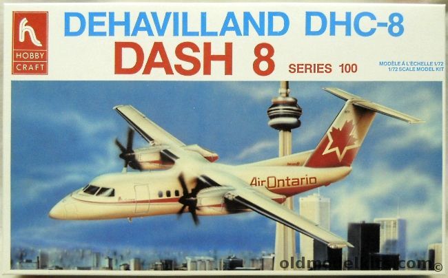 Hobby Craft 1/72 DHC-8 Dash 8 Series 100 - Piedmont / Henson / Air Ontario, HC1341 plastic model kit